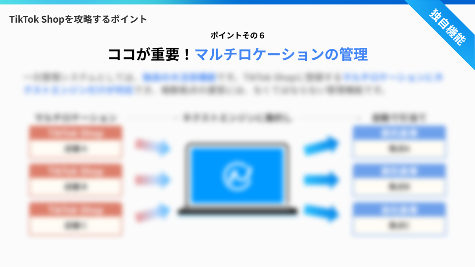 ココが重要！マルチロケーションの管理